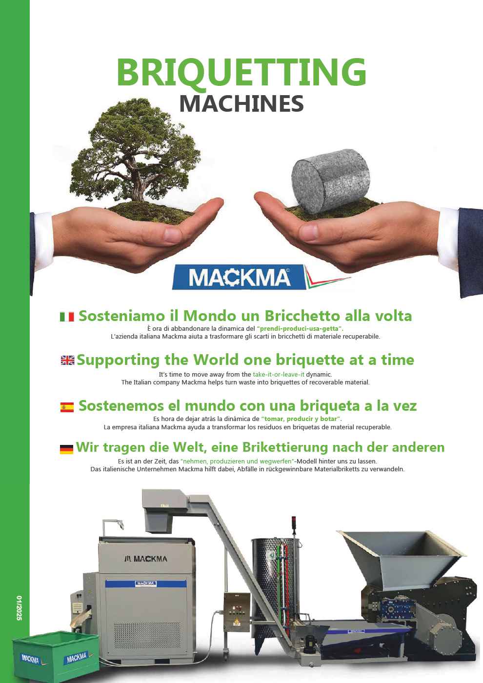 Catalogo Macchine Bricchettatrici