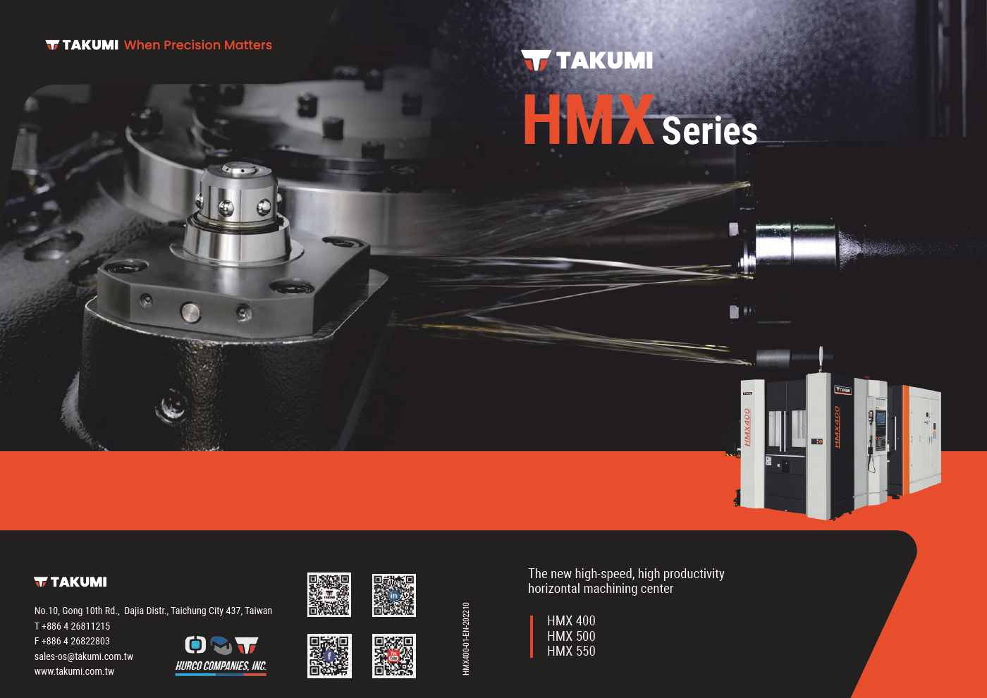 Catalogo TAKUMI Serie HMX400-550