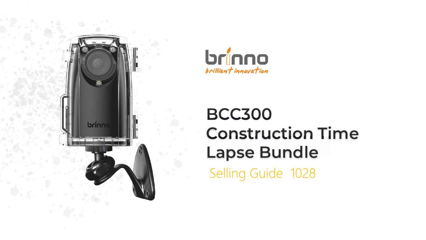 Brinno BCC300 Telecamera Professionale per filmati FullHD Time Lapse