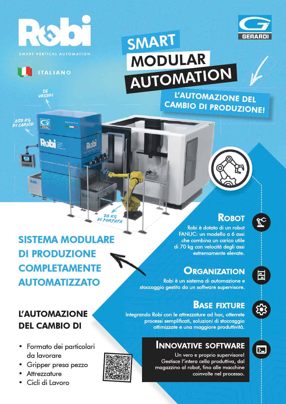 ROBI Smart Vertical Automation - Sistema modulare di produzione completamente automatico (flyer)