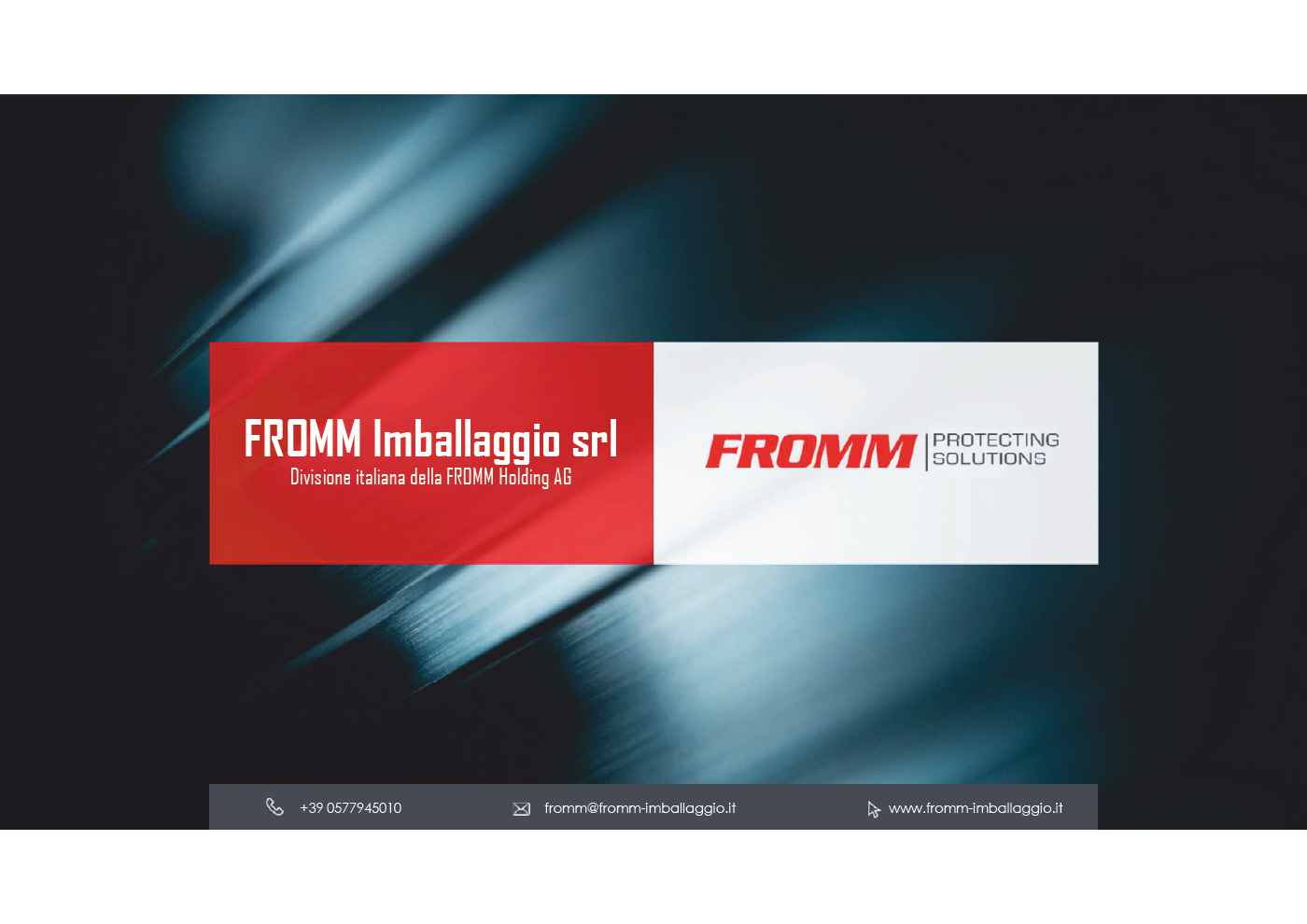 SISTEMI D'IMBALLAGGIO