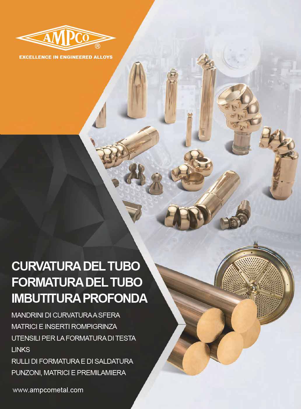 CURVATURA DEL TUBO FORMATURA DEL TUBO IMBUTITURA PROFONDA
