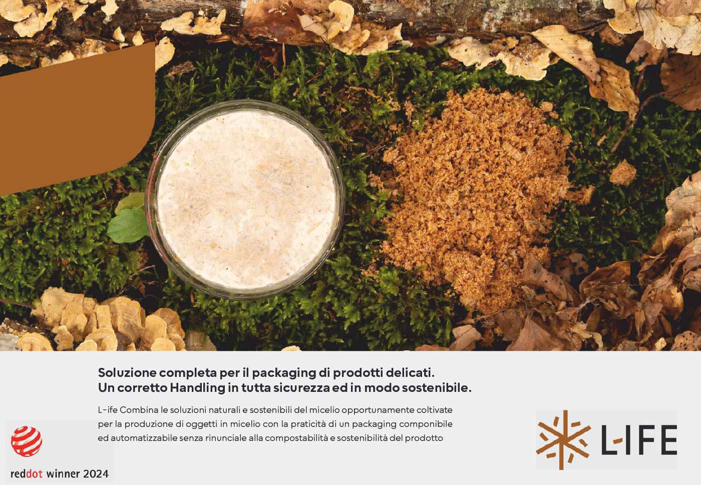 Packaging componibile e compostabile