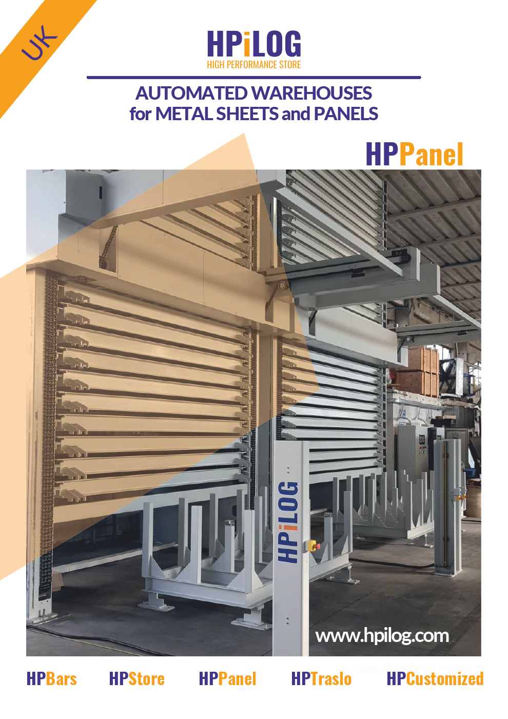 AUTOMATIC VERTICAL WAREHOUSE FOR PANELS AND SHEETS