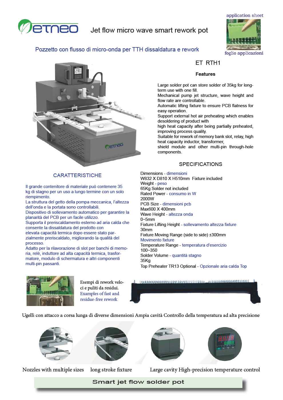 Pozzetto mini onda per saldatura