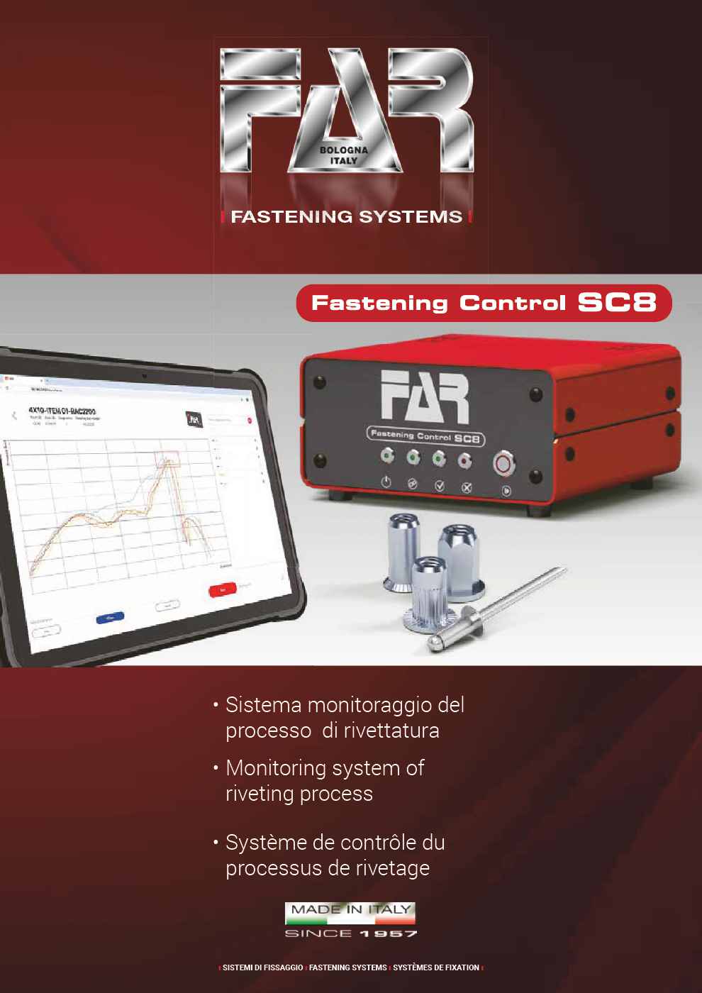 Fastening Control SC8 - Sistema monitoraggio del processo  di rivettatura