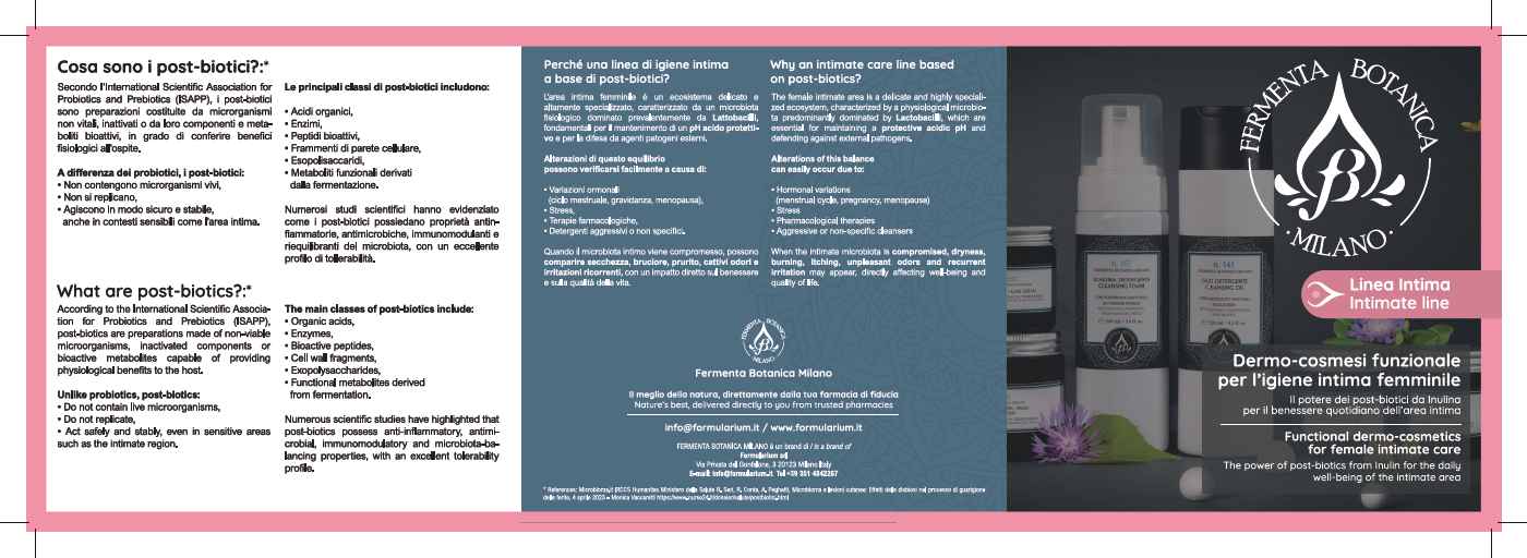 FERMENTA BOTANICA Milano linea intima