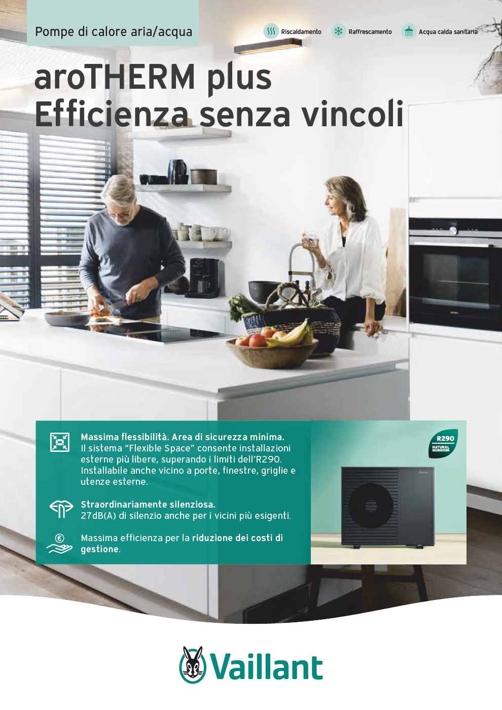 aroTHERM plus, pompa di calore aria/acqua con efficienza senza vincoli