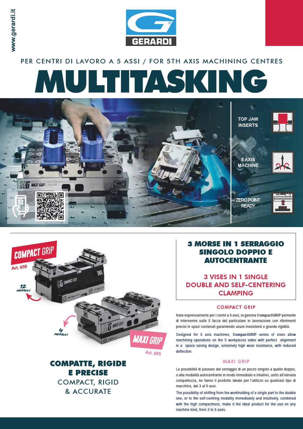 MORSE MULTITASKING ideali per centri a 5 assi