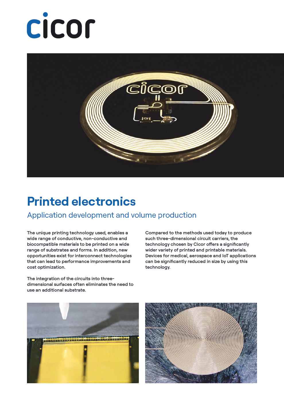 Printed electronics