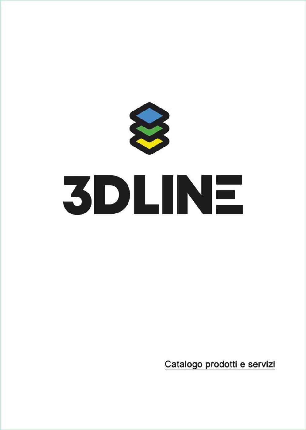 Catalogo prodotti e Servizi 3DLine 2025