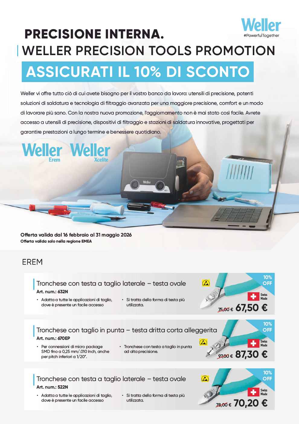 Weller Precision Tools promotion