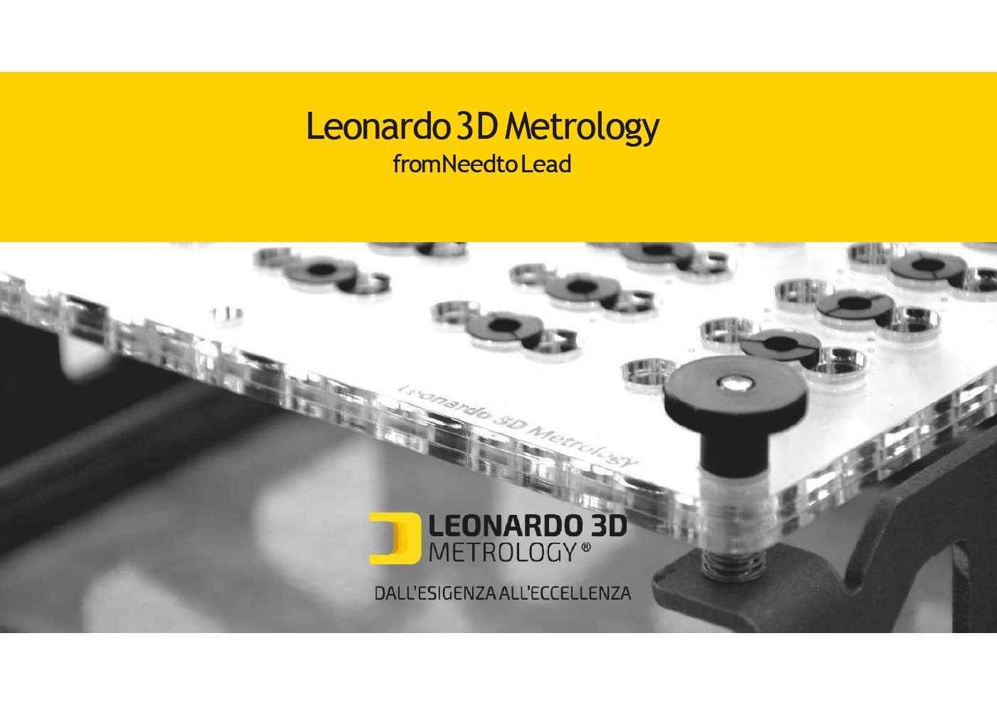 Presentazione aziendale Leonardo 3D Metrology